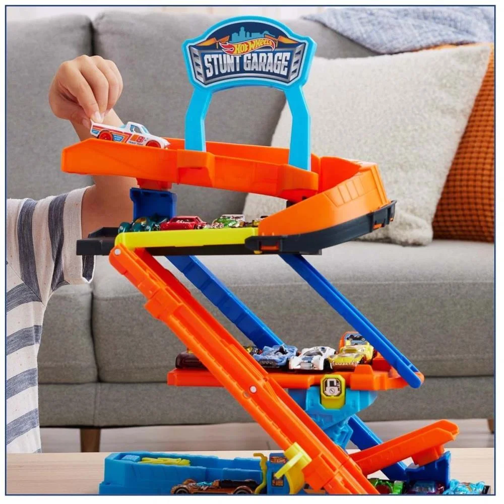 Hot Wheels Pista City Garagem De Acrobacias Mattel - imagem 5