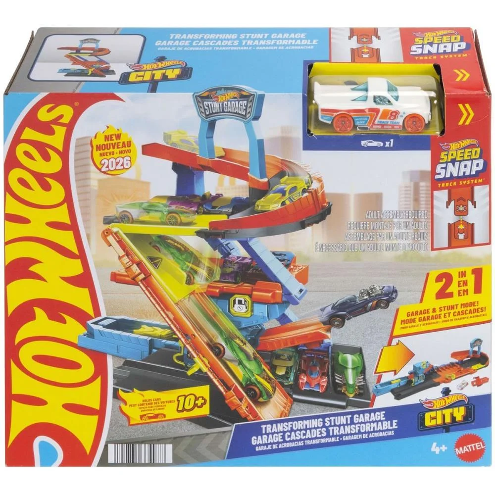Hot Wheels Pista City Garagem De Acrobacias Mattel - imagem 6