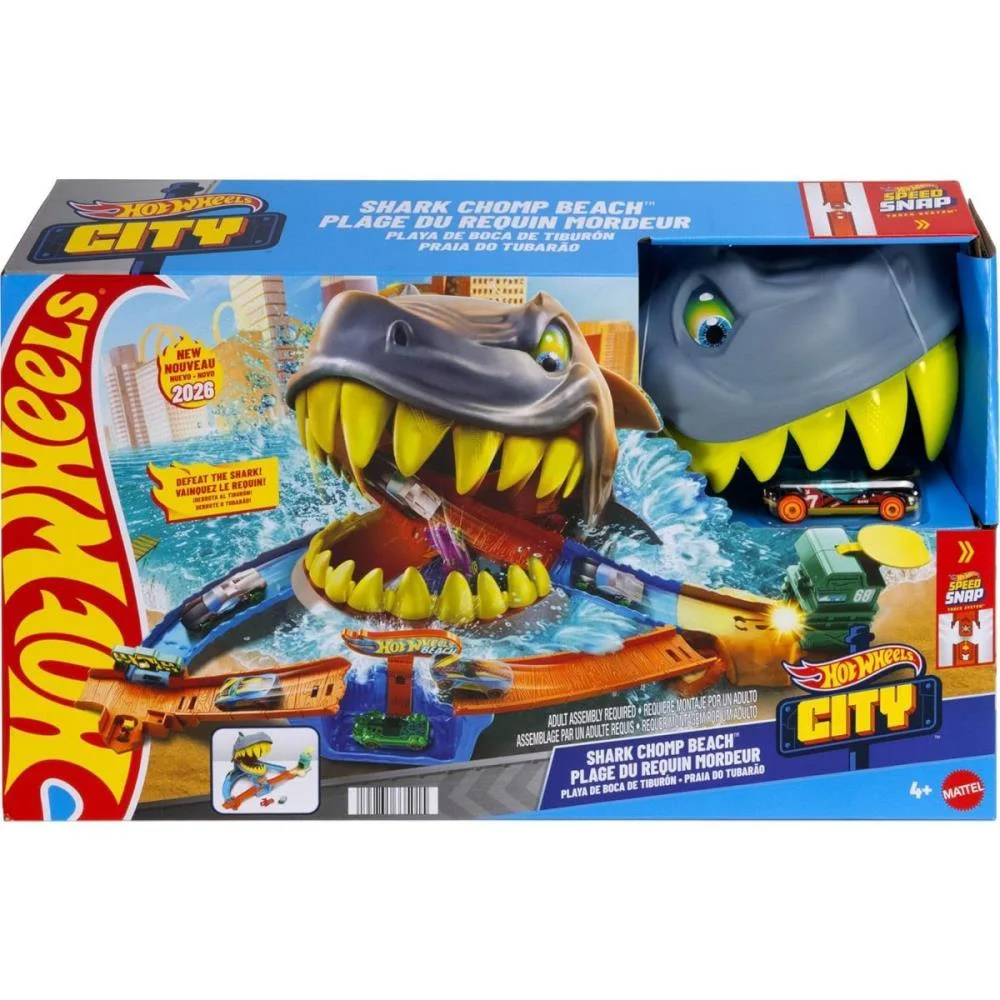 Hot Wheels Pista City Ataque Mordida Do Tubarão Mattel - imagem 6