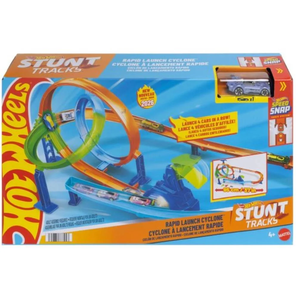 Hot Wheels Pista Action Ciclone De Lançamento Rapido Mattel - imagem 5