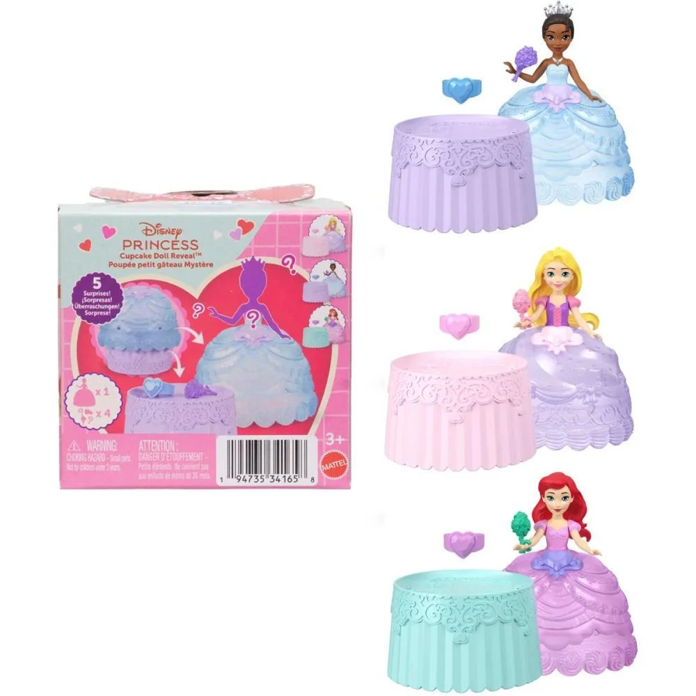 Boneca Disney Princesa Mini Cupcake Surpresa Mattel - imagem 9