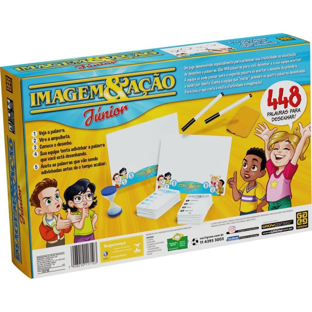 Jogo De Cartas Imagem E Acao Junior Grow - imagem 5