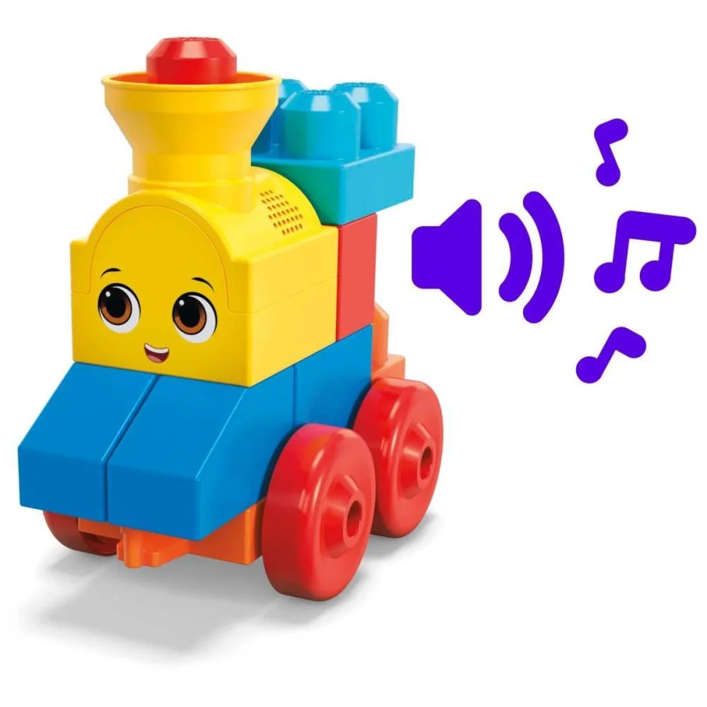 Mega Bloks Trem Aprendiz. Musical Abc 50P Mattel - imagem 3