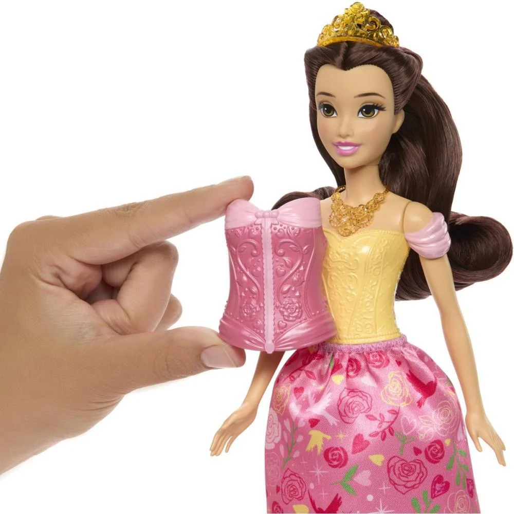 Boneca Disney Princesa Bela Fashion 2Em1 Mattel - imagem 6