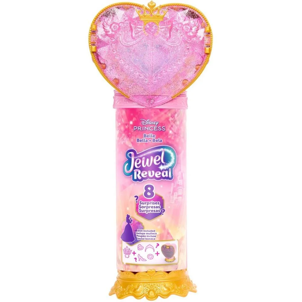 Boneca Disney Princesa Reveal Bela Mattel - imagem 7