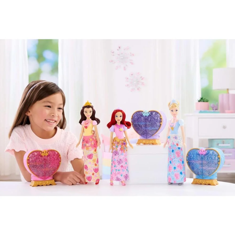 Boneca Disney Princesa Reveal Bela Mattel - imagem 9