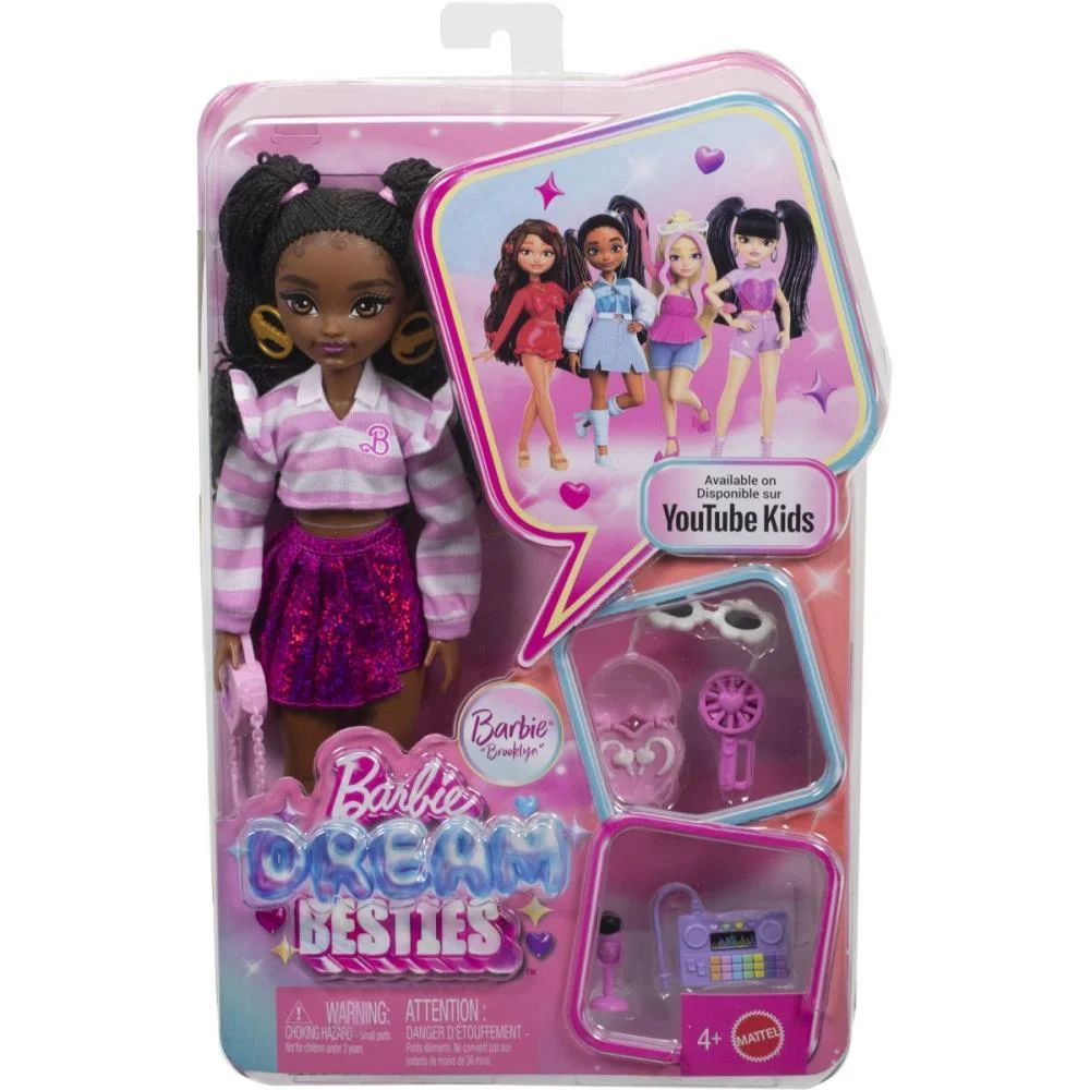 Barbie Dream Besties Brooklyn Fashion C/Acessorios Mattel - imagem 5