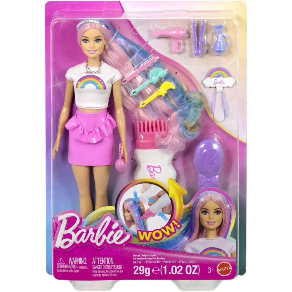 Barbie Fashion Loira Pinte E Decore O Cabelo Mattel - imagem 6