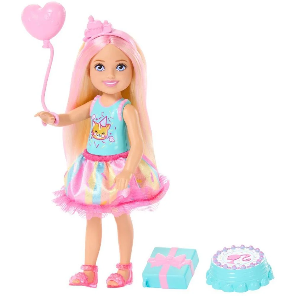 Barbie Family Chelsea Loira Aniversariante Mattel - imagem 2