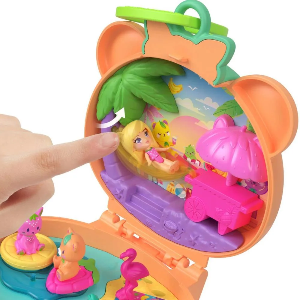 Polly Pocket Micro Conj. Ursinho De Pelucia Mattel - imagem 4