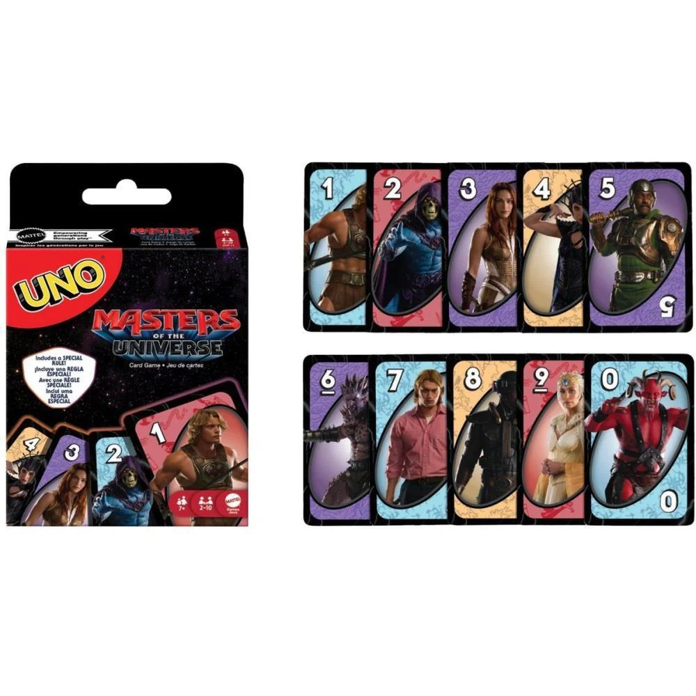 Jogo De Cartas Uno Masters Of The Universe Mattel - imagem 4