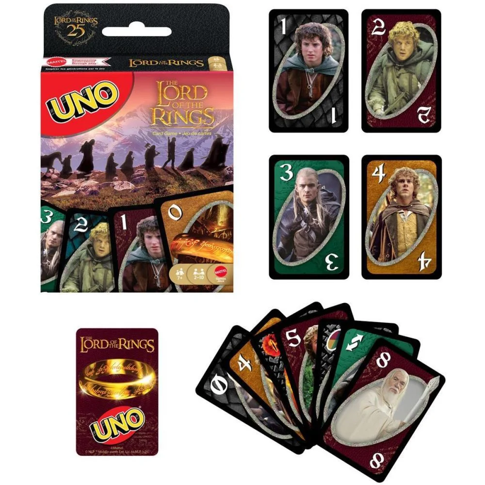 Jogo De Cartas Uno Senhor Dos Aneis Mattel - imagem 9
