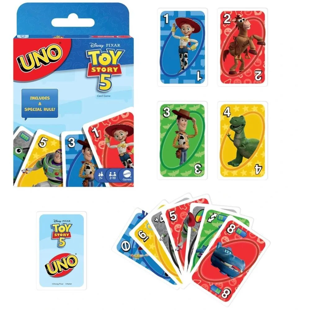 Jogo De Cartas Uno Toy Story 5 Mattel - imagem 2