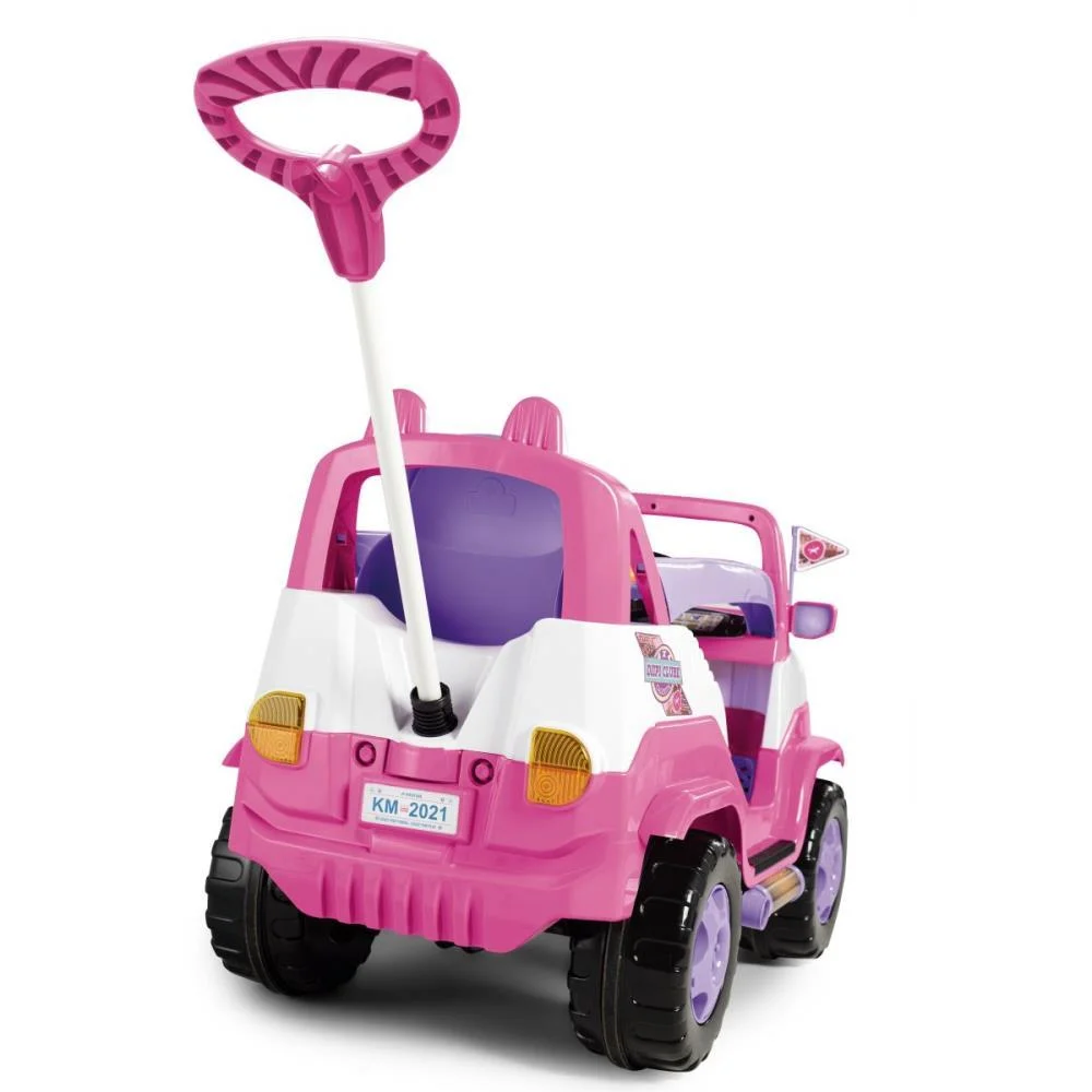 Veiculo Para Bebe Diipi Rosa C/Som 30Kg Calesita - imagem 6