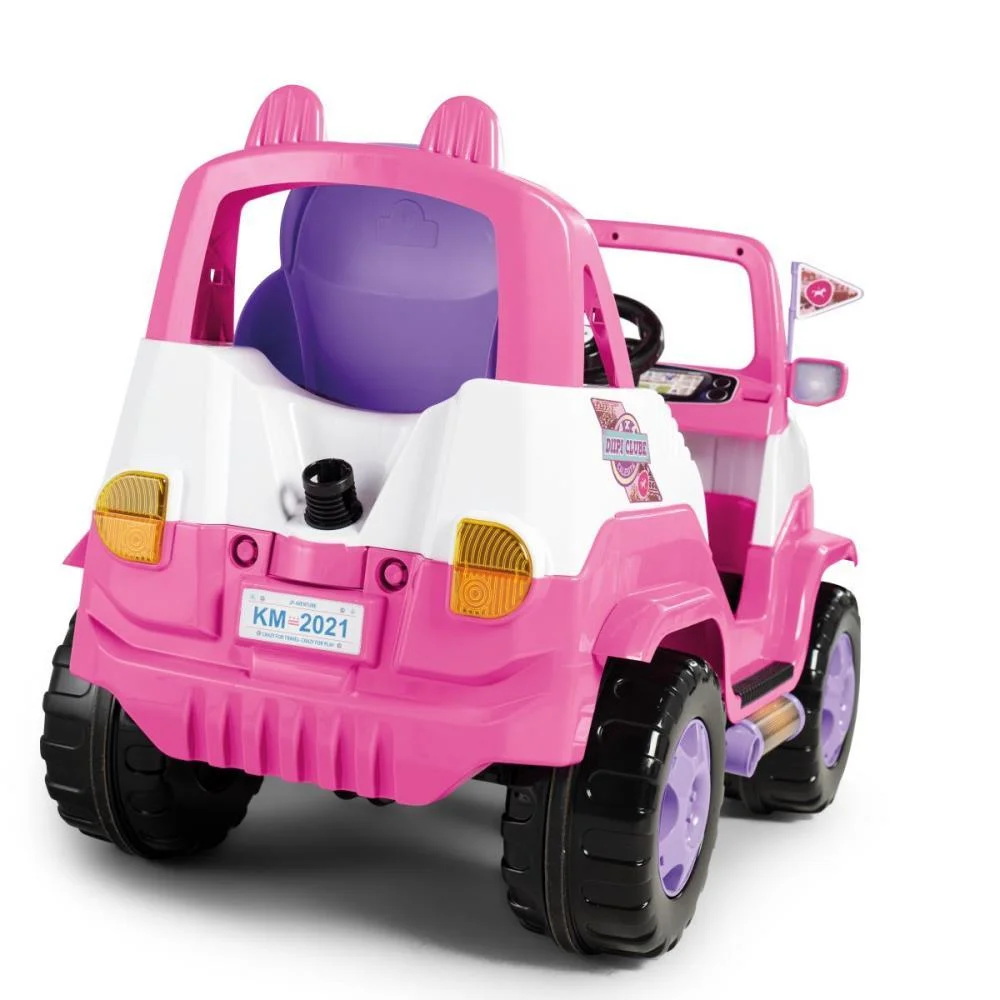 Veiculo Para Bebe Diipi Rosa C/Som 30Kg Calesita - imagem 7