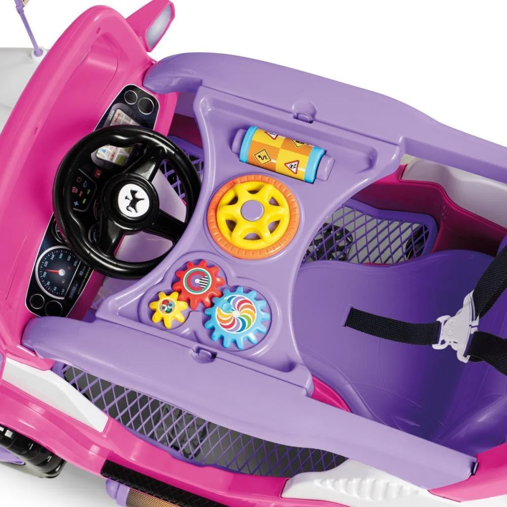 Veiculo Para Bebe Diipi Rosa C/Som 30Kg Calesita - imagem 10