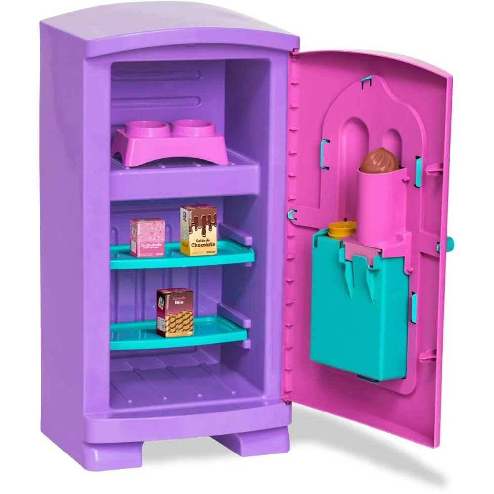 Brincando De Casinha Geladeira Gela Sorvetinho 49Cm Cardoso Toys - imagem 2