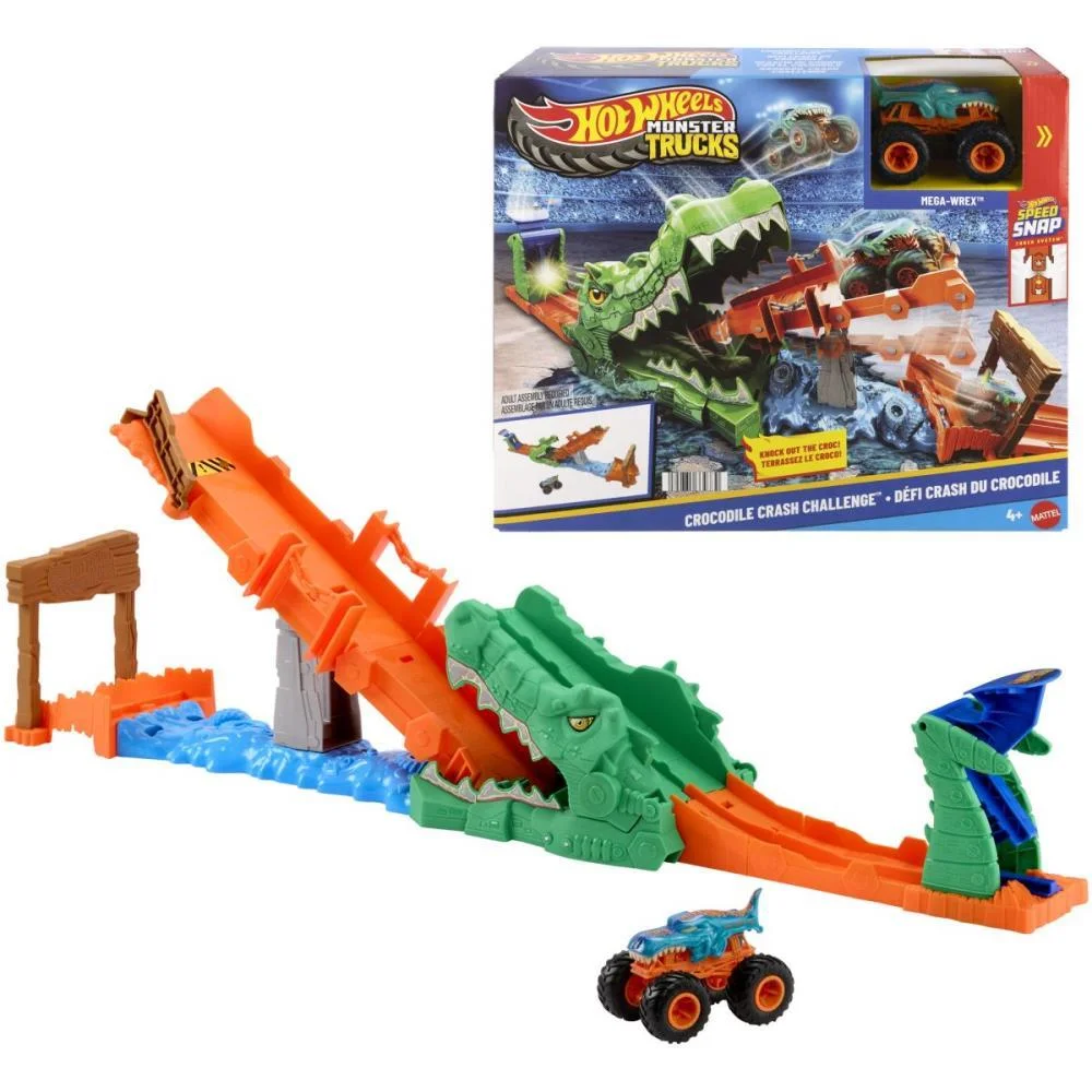 Hot Wheels Monster Trucks Desafio Do Crocodilo Mattel - imagem 3
