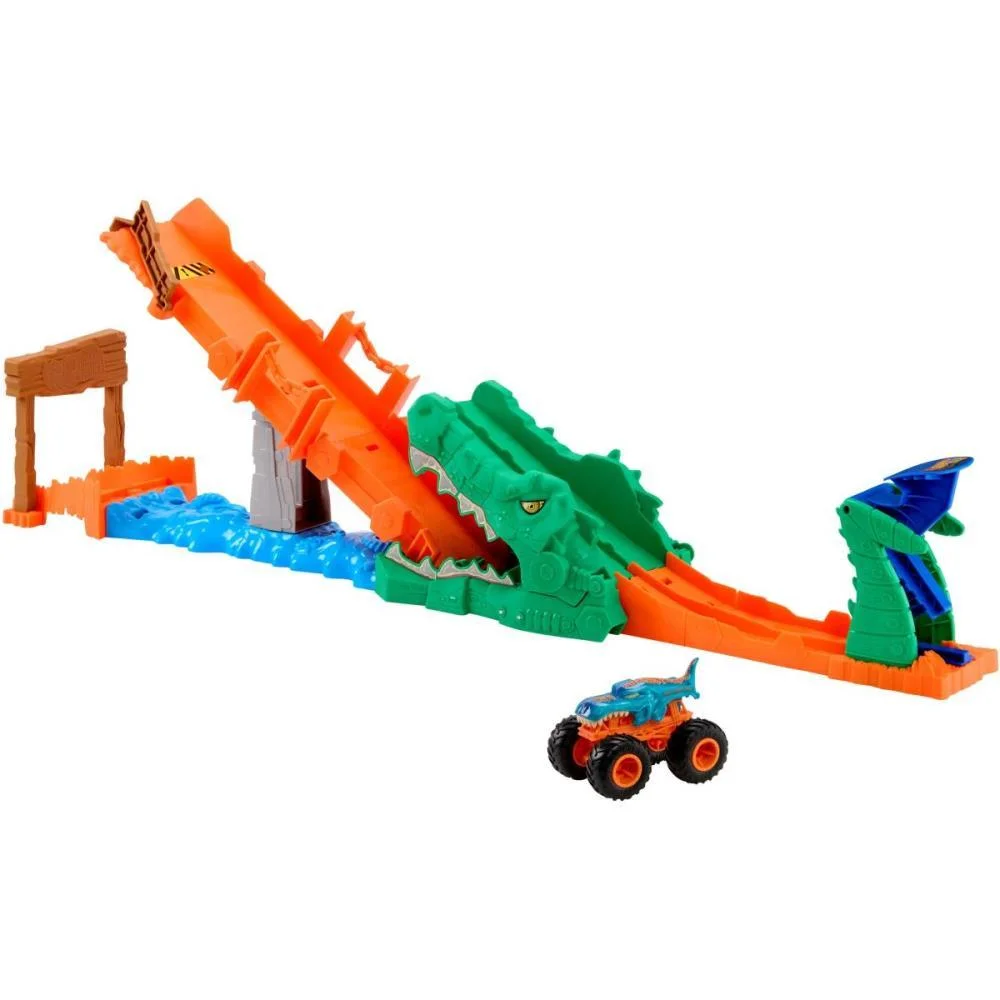 Hot Wheels Monster Trucks Desafio Do Crocodilo Mattel - imagem 4
