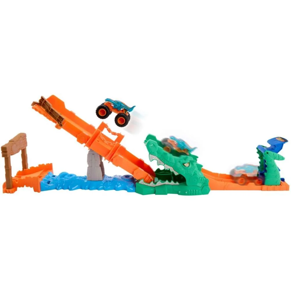 Hot Wheels Monster Trucks Desafio Do Crocodilo Mattel - imagem 5