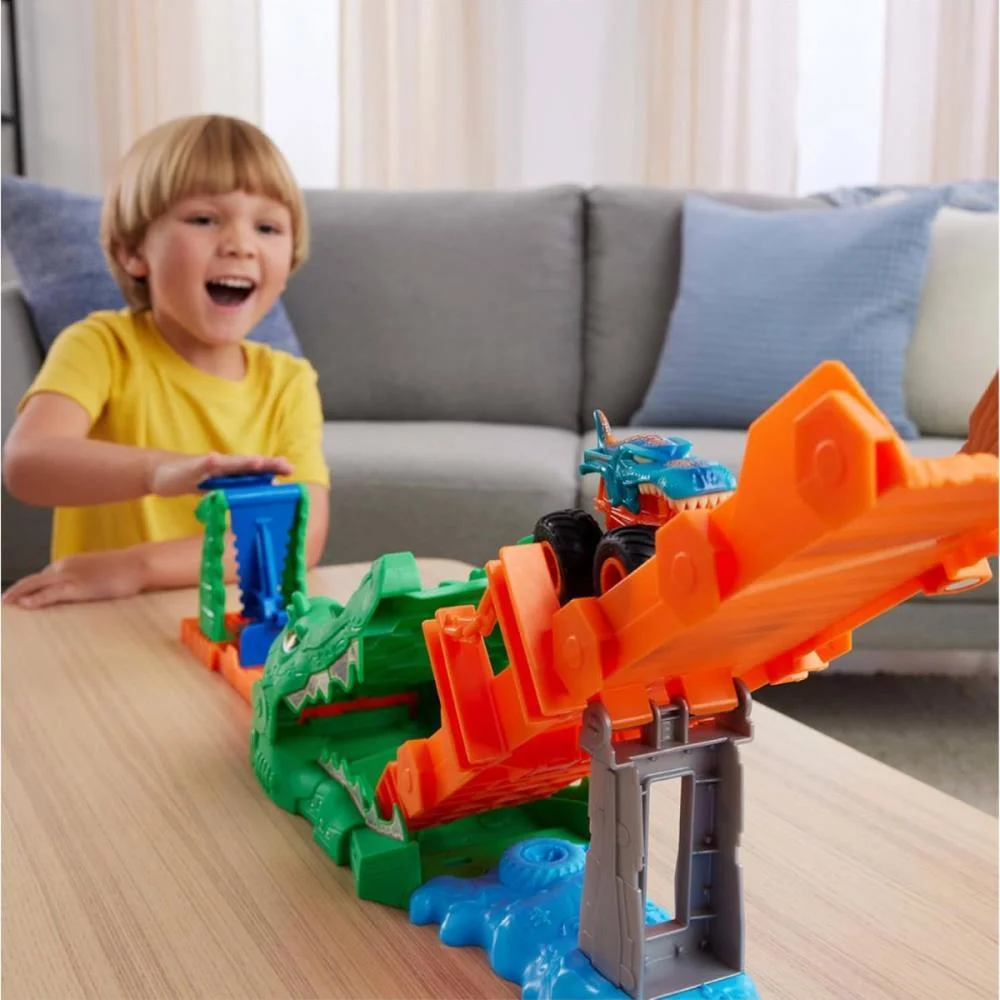 Hot Wheels Monster Trucks Desafio Do Crocodilo Mattel - imagem 9