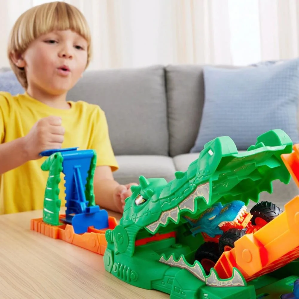 Hot Wheels Monster Trucks Desafio Do Crocodilo Mattel - imagem 10