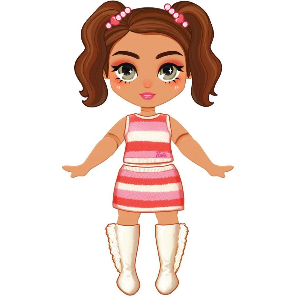 Barbie Stickee Style Boneca Vinil C/Stickers (S) Mattel - imagem 13