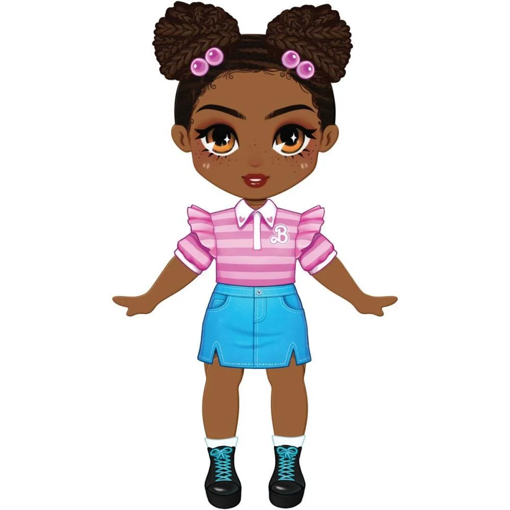 Barbie Stickee Style Boneca Vinil C/Stickers (S) Mattel - imagem 18