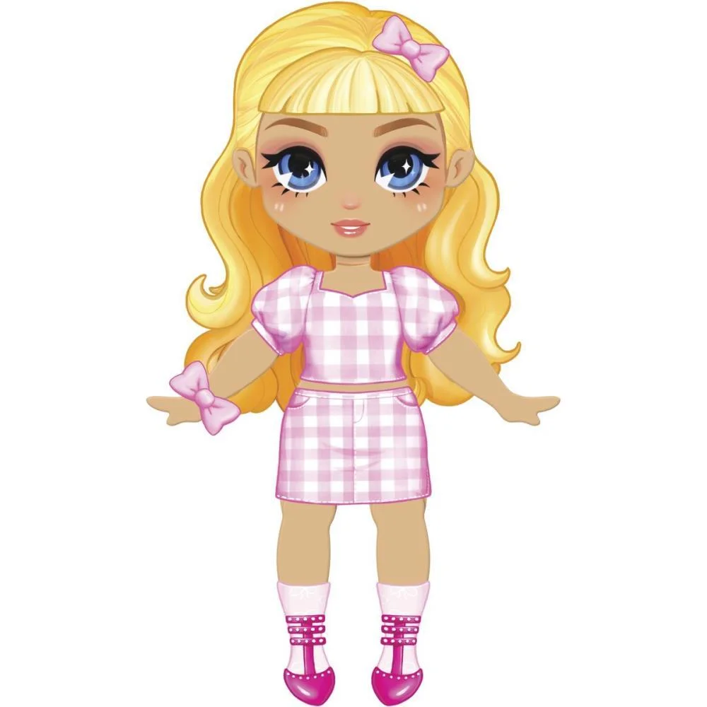 Barbie Stickee Style Boneca Vinil C/Stickers (S) Mattel - imagem 7