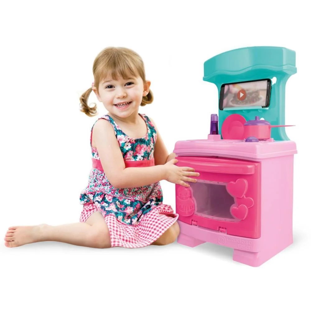 Brincando De Casinha Cozinha Sonho De Menina 49Cm Cardoso Toys - imagem 4