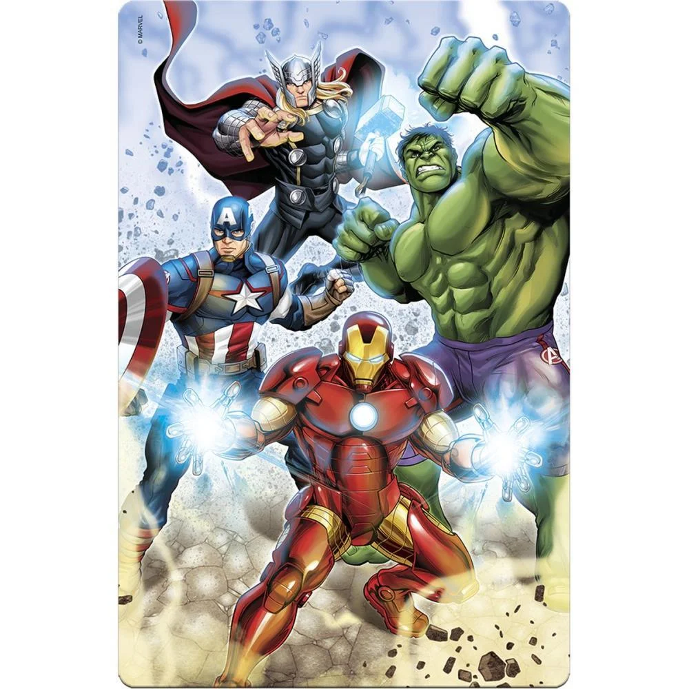 Quebra-Cabeca Cartonado Os Vingadores 100Pcs Toyster - imagem 5