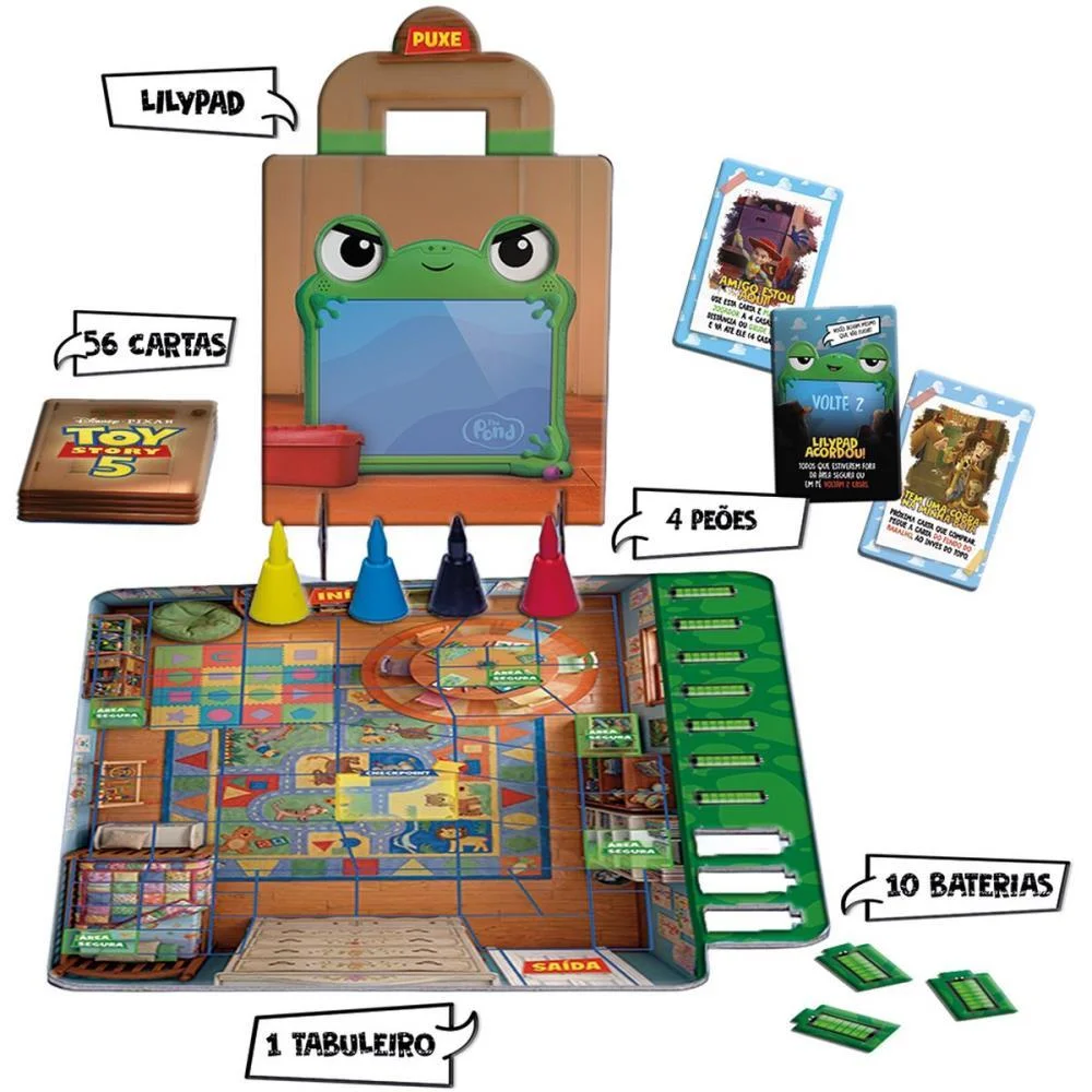 Jogo De Tabuleiro Toy Story 5 O Jogo Toyster - imagem 5