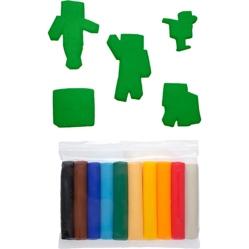 Massa Para Modelar Criativa Minecraft Maleta Leonora - imagem 3
