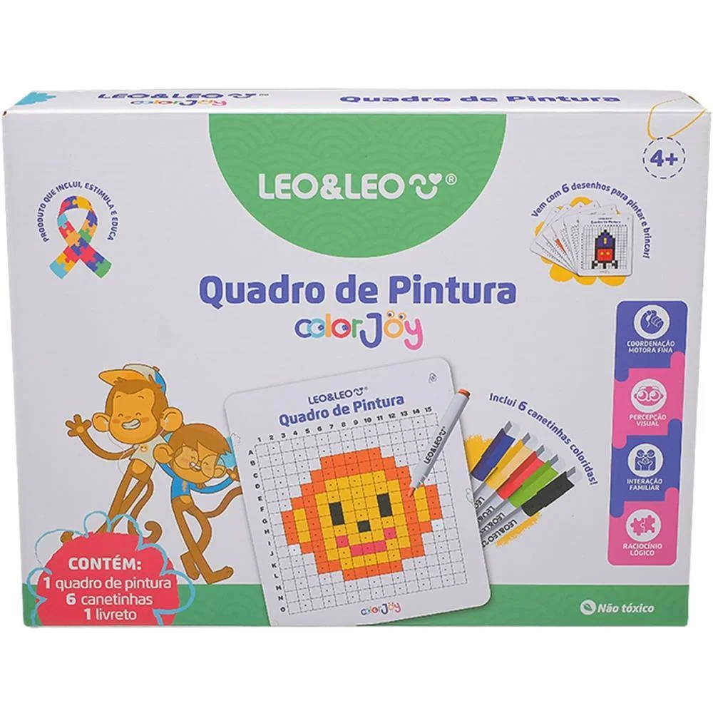 Brinquedo Diverso Color Joy Quadro De Pintura Leonora - imagem 2