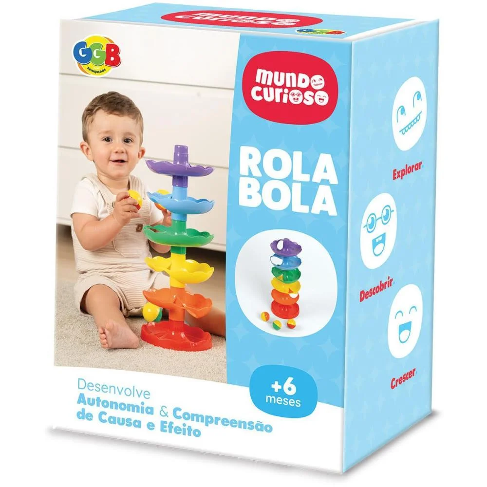 Brinquedo Educativo Rola Bola Ggb Plast - imagem 4