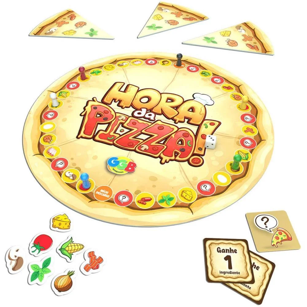 Jogo Diverso Hora Da Pizza Ggb Plast - imagem 4