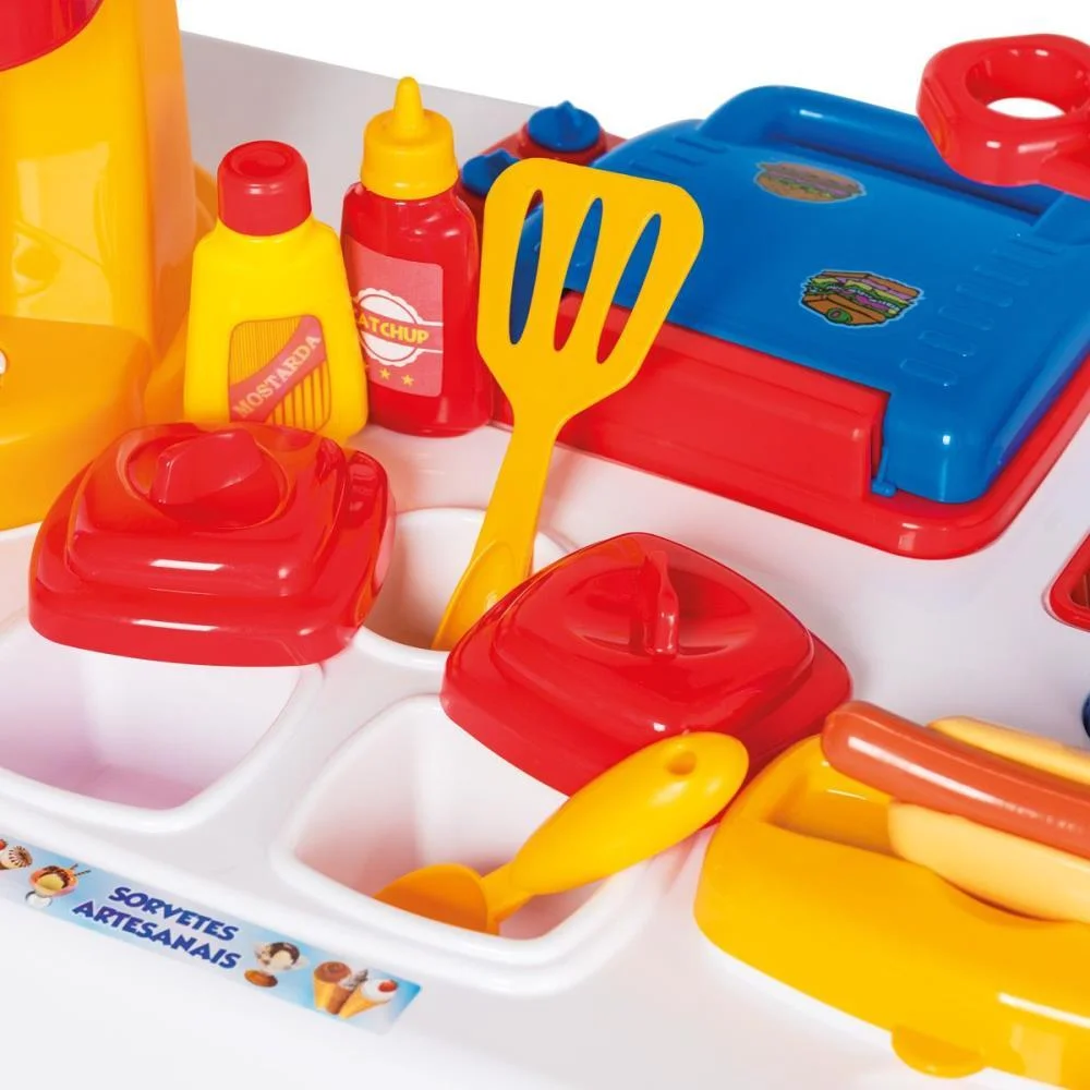 Brincando De Casinha Lanchonete Completa Tateti - imagem 10