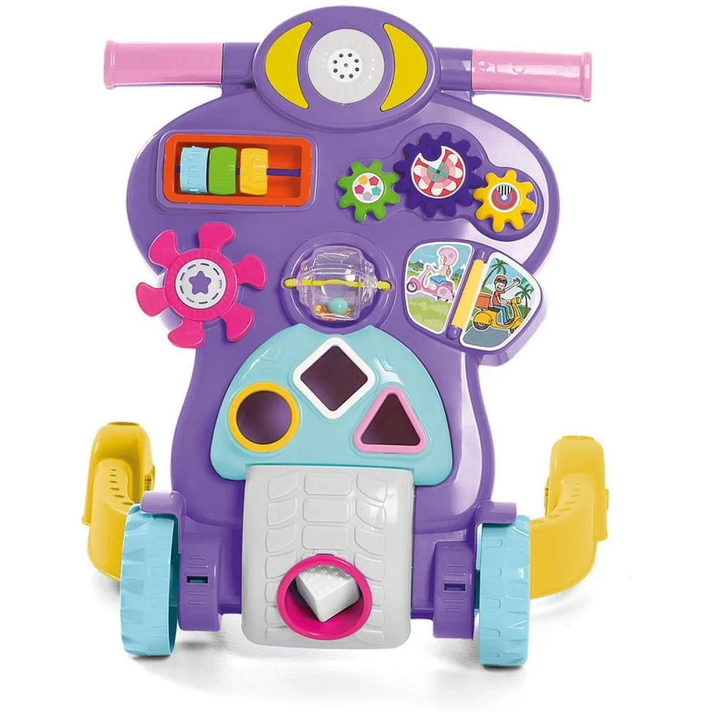 Andador Bebe Piloto Menina Tateti - imagem 4