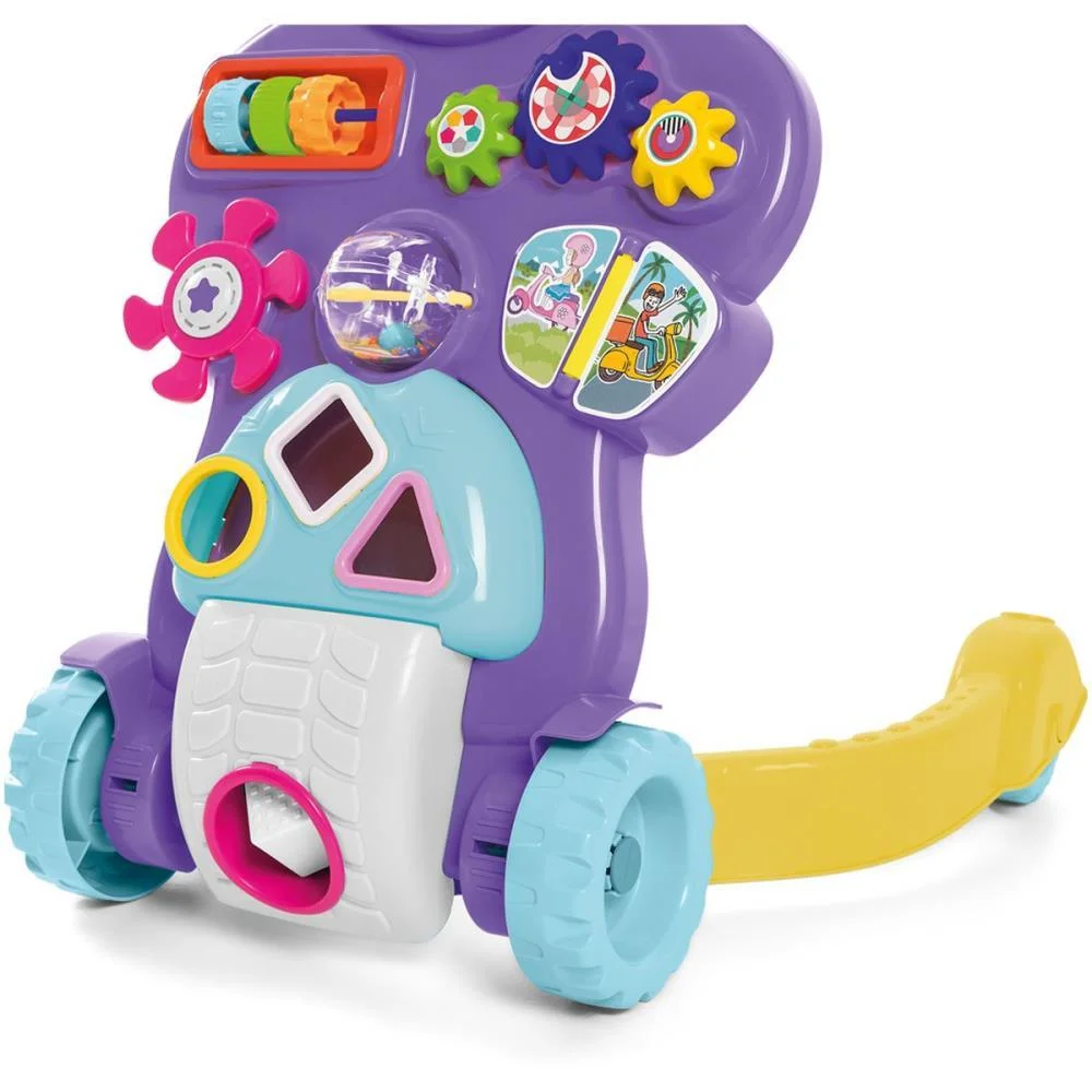 Andador Bebe Piloto Menina Tateti - imagem 6