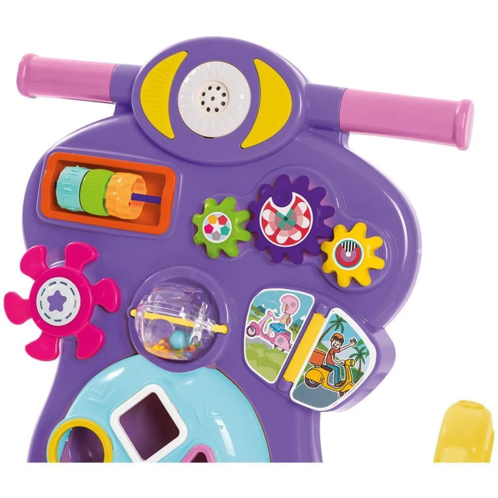 Andador Bebe Piloto Menina Tateti - imagem 7