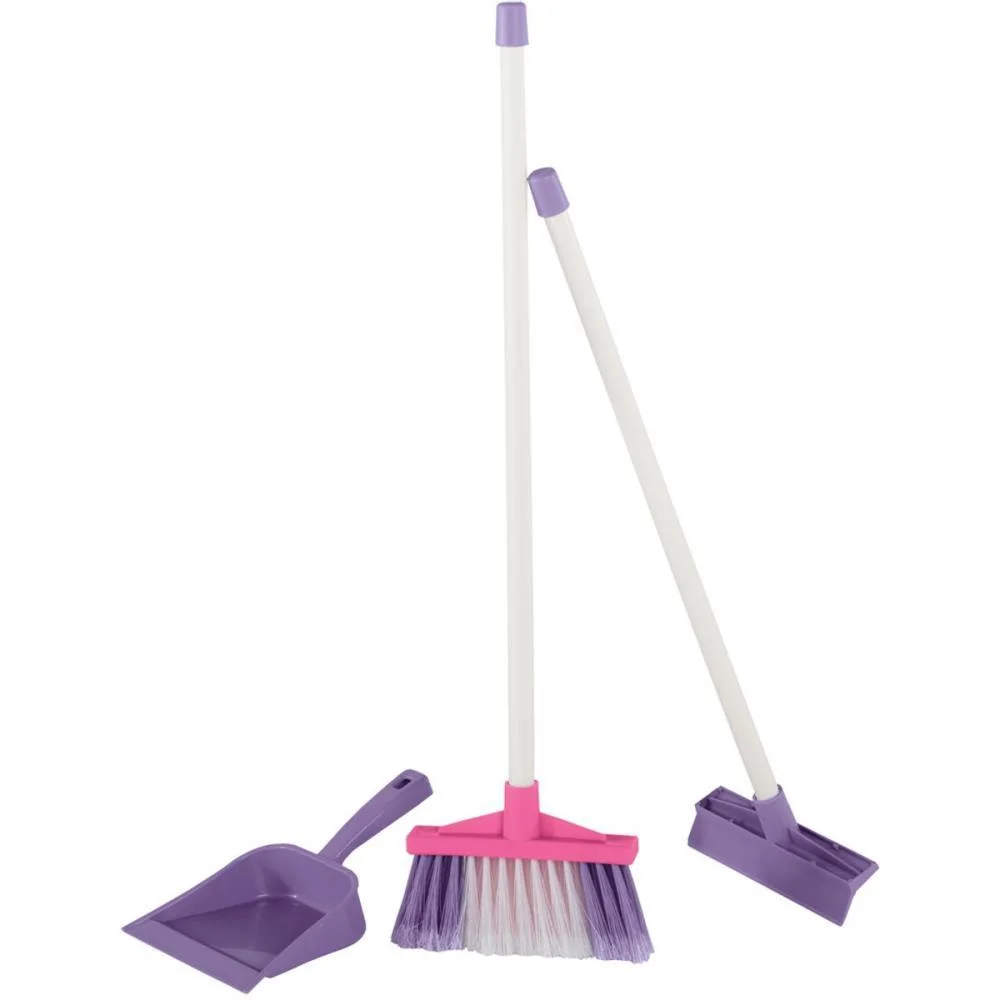 Brincando De Casinha Kit Limpeza Simples Rosa Tateti - imagem 2