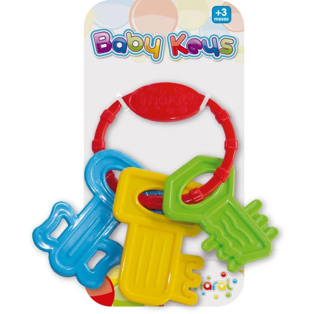 Mordedor Infantil Baby Keys Colorido Maral - imagem 3