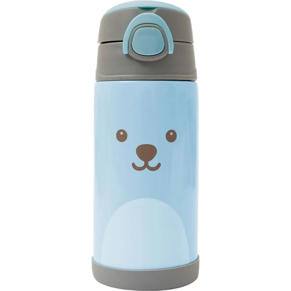 Garrafa Termica Gummy Azul 400Ml. Fliptop Buba - imagem 2