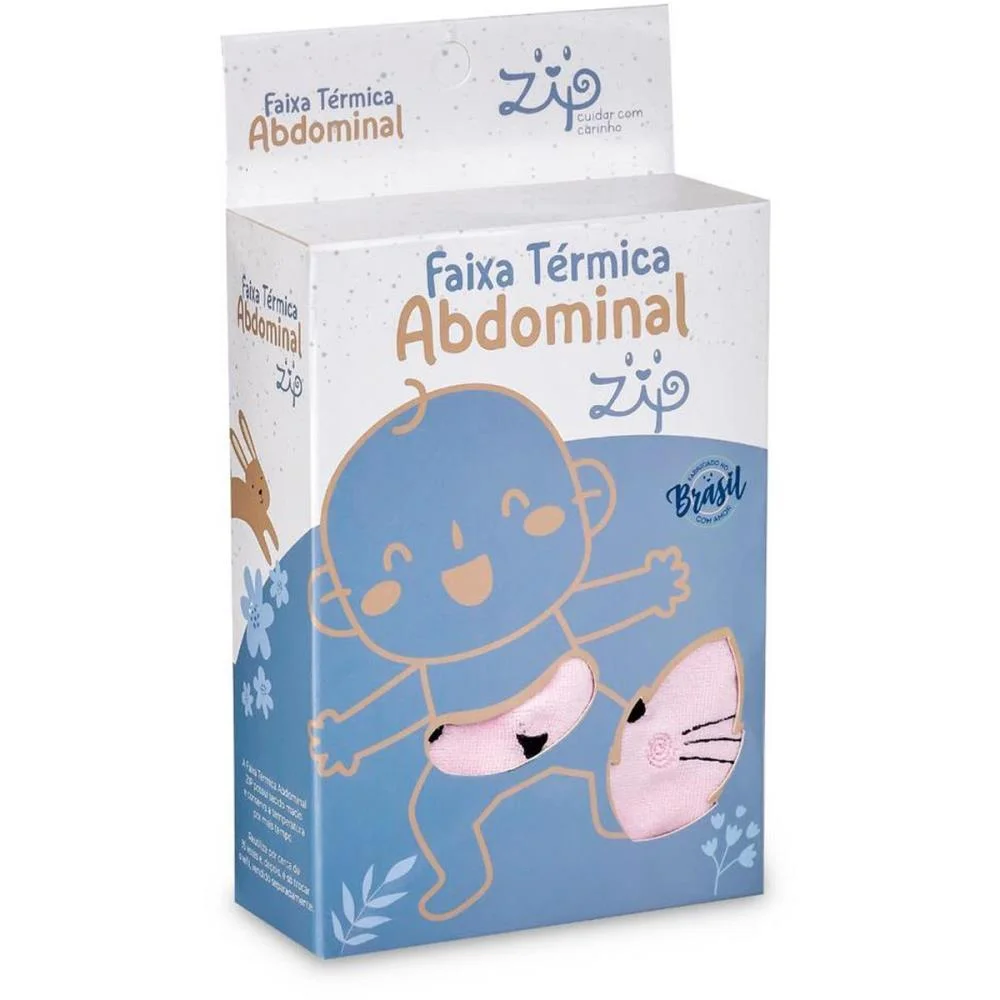 Produto Para Bebe Faixa Abdominal Ervas Gata Rs Zip - imagem 4