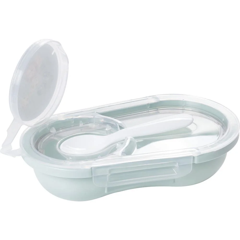 Kit Alimentacao Porta Papinha Com Colher Safar Plasutil (Kit) - imagem 3