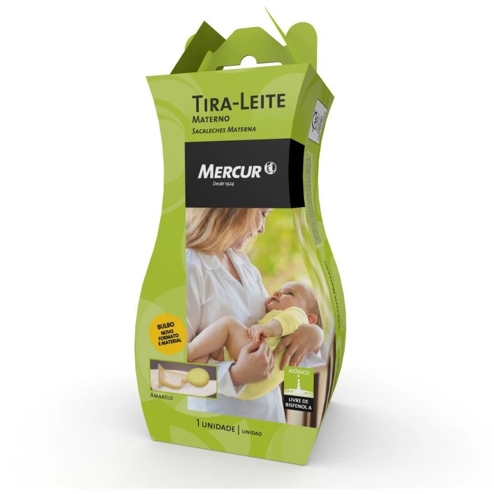 Produto Para Bebe Tira Leite Materno Azul Mercur