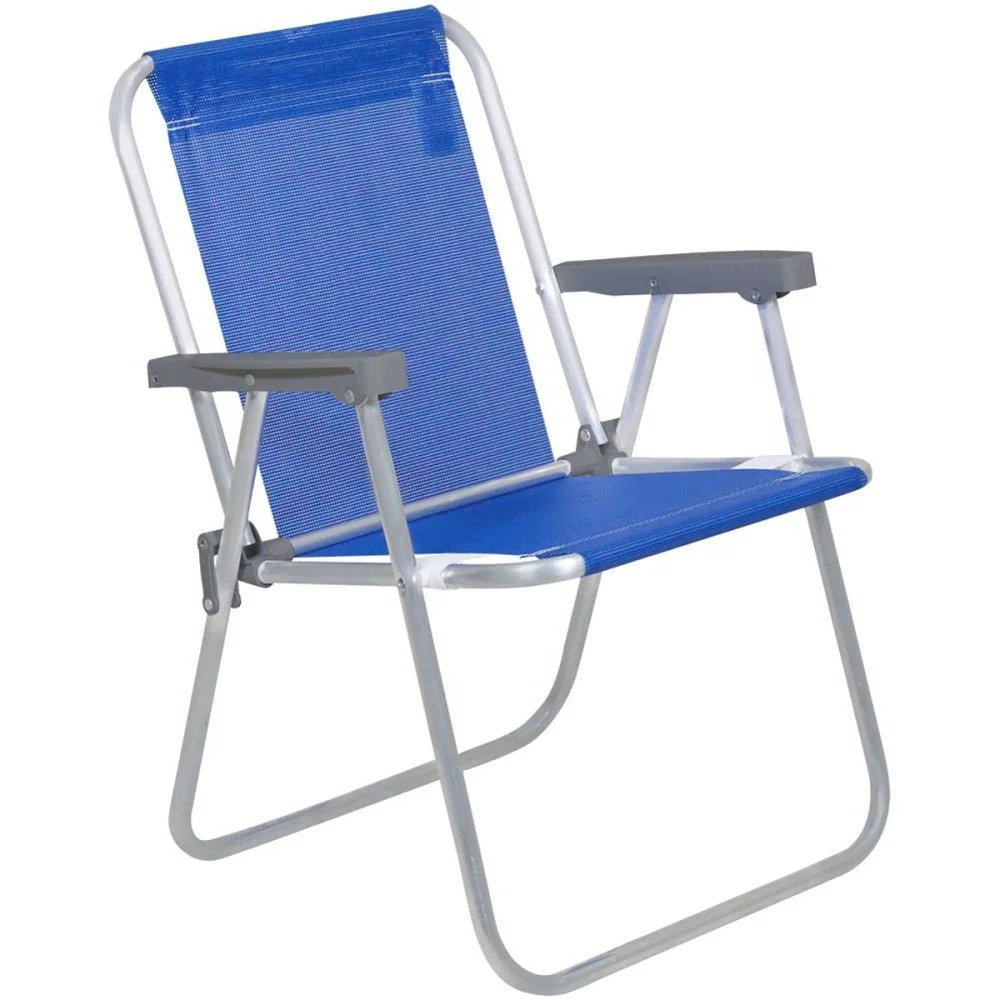 Cadeira P/Piscina/Praia Alta Lazy Ate 110Kg Sortidas Bel - imagem 4