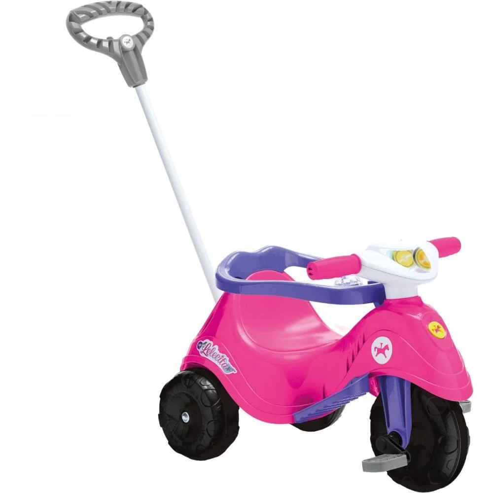 Triciclo Lelecita Rosa Calesita - imagem 4