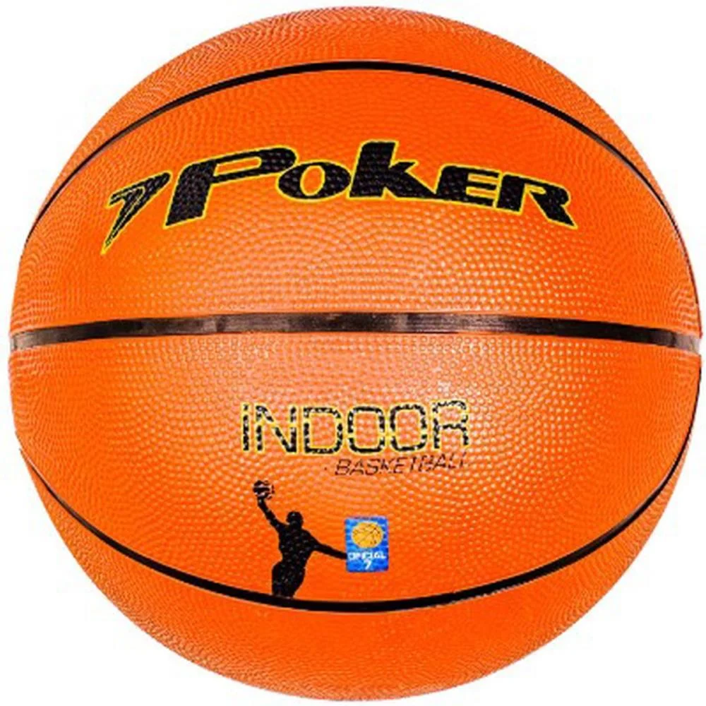 Bola De Basquete 7.0 Indoor Laranja Poker - imagem 2