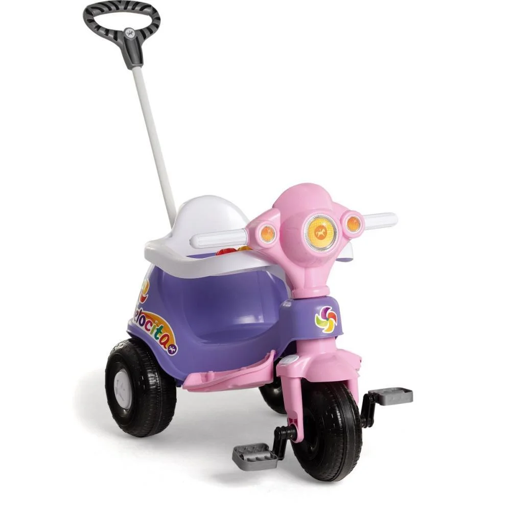 Veiculo Para Bebe Velocita Lilas 2 Em 1 C/Som Calesita - imagem 11